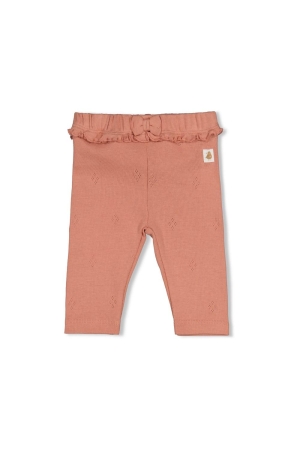 Feetje Legging rib - Fall in Love Roze