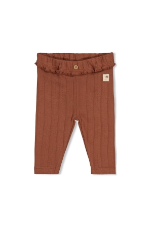 Feetje Legging rib - Forest Garden Bruin