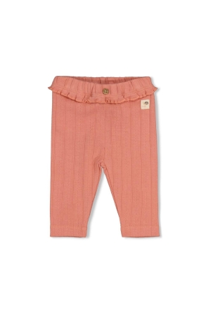 Feetje Legging rib - Forest Garden Roze