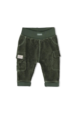 Feetje Broek velours rib - Wiggle and Waddle Groen