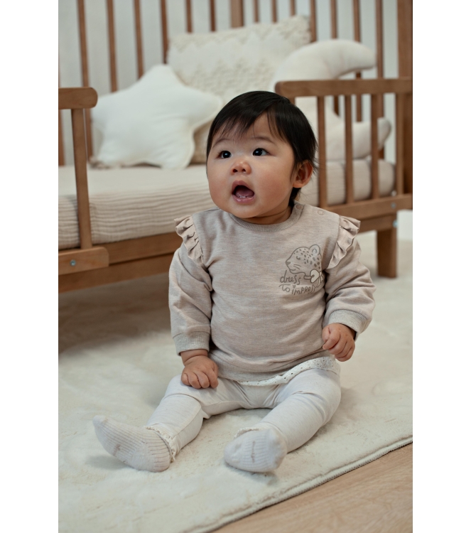 Feetje leggings Offwhite melange 52202604