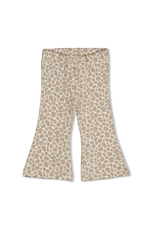Feetje Flare broek AOP - Dress to Impress Offwhite melange