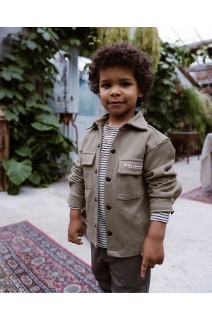 Daily7 Shirt Jacket Structure 9674 Army Green
