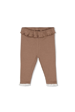 Feetje Legging rib - My Little Love Taupe