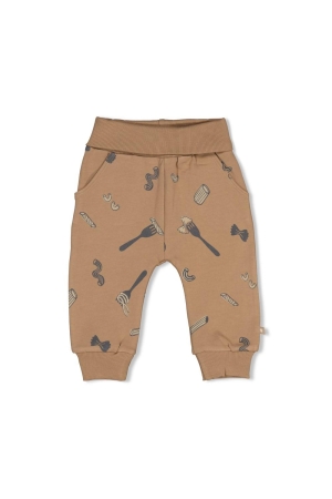 Feetje Broek AOP - Pasta Party Camel