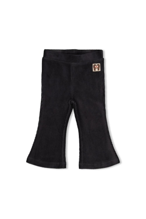 Feetje Flare broek velours rib - City Chic Antraciet