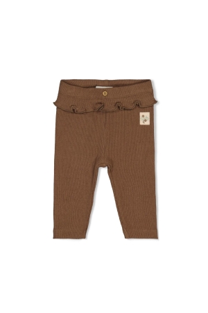 Feetje Legging rib - Lucky Bloombird Bruin