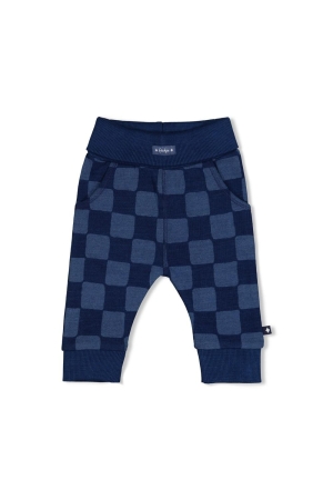 Feetje Geruite broek jogg denim - Winter Denims Indigo