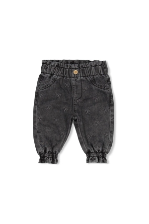 Feetje Spijkerbroek met borduurdsels - Winter Denims Antraciet