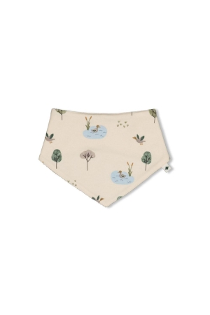 Feetje Sjaal AOP - Wiggle and Waddle Offwhite