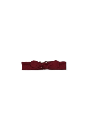 Feetje Haarband rib - My Little Love Bordeaux