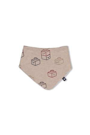 Feetje Sjaal AOP - Built for Fun Taupe melange