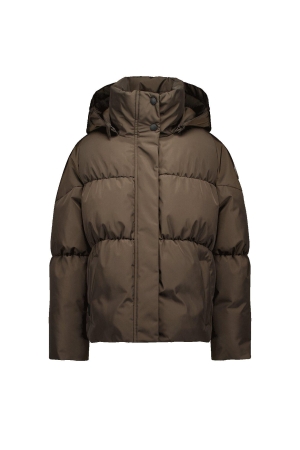 Airforce Maya Puffer Winterjas Dark Coffee