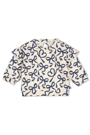 Feetje Sweater AOP - Winter Denims Offwhite