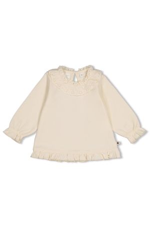 Feetje Longsleeve met kraag - Winter Denims Offwhite
