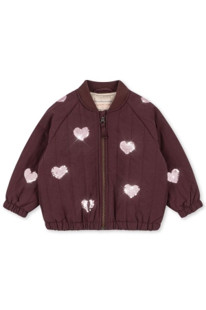 Konges Slojd  Juno Bomber Jas met pailletten Decadent Chocolate
