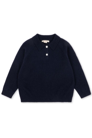 Konges Slojd  Basi Sweater met polokraag Total Eclipse