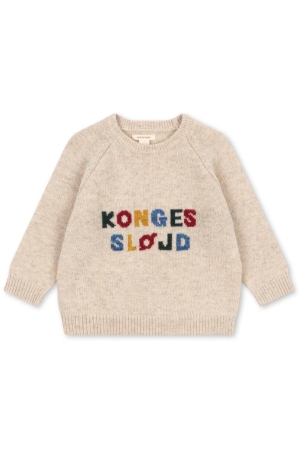 Konges Slojd  Billi Gebreide trui Off White