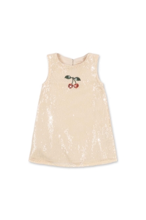 Konges Slojd  Aries Jurk met pailletten White Smoke