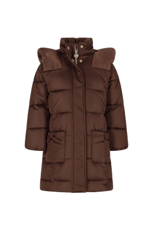 Le Chic Bloom Puffy Winterjas Chocolate Chip