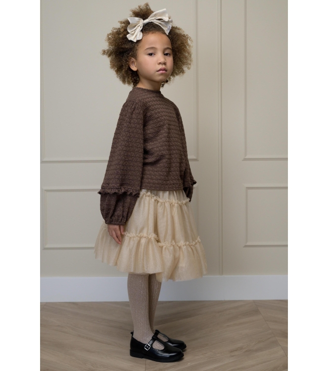 Le Chic shirts Chocolate Chip C608-5405