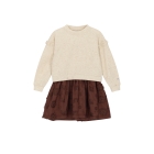 Le Chic jurken Beige Melee C608-5806