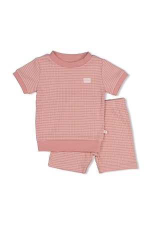 Feetje Shortama wafel - Summer Special Mauve