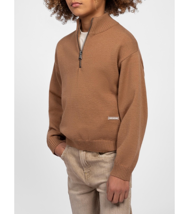 Nik&Nik truien Caramel Brown B 7-288 2605