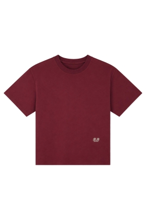 Nik&Nik Jaxson Oversized T-Shirt Deep Burgundy
