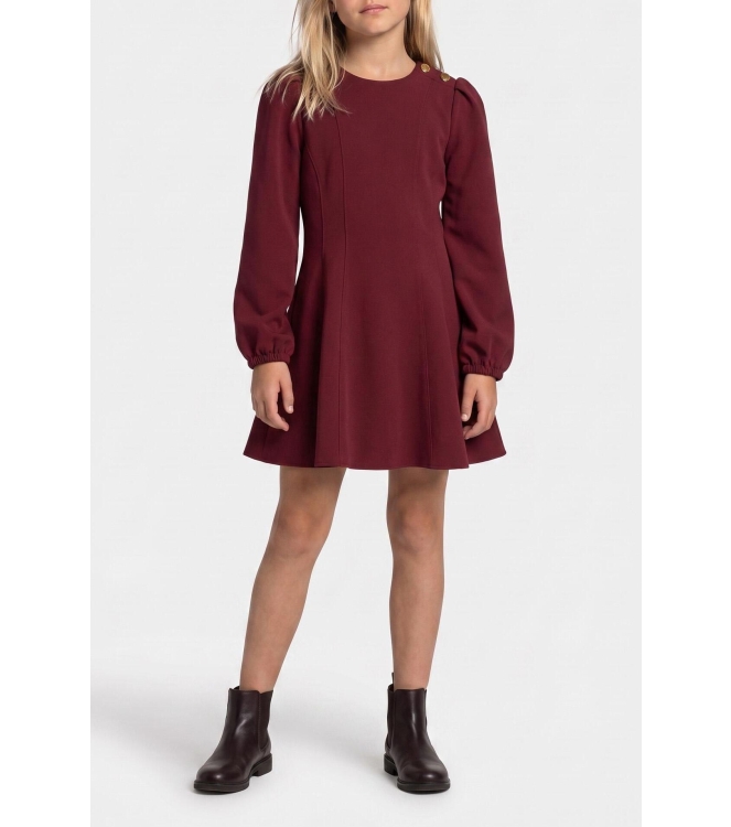 Nik&Nik jurken Deep Burgundy G 5-693 2605