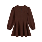 Nik&Nik jurken Dark Chocolate G 5-693 2605