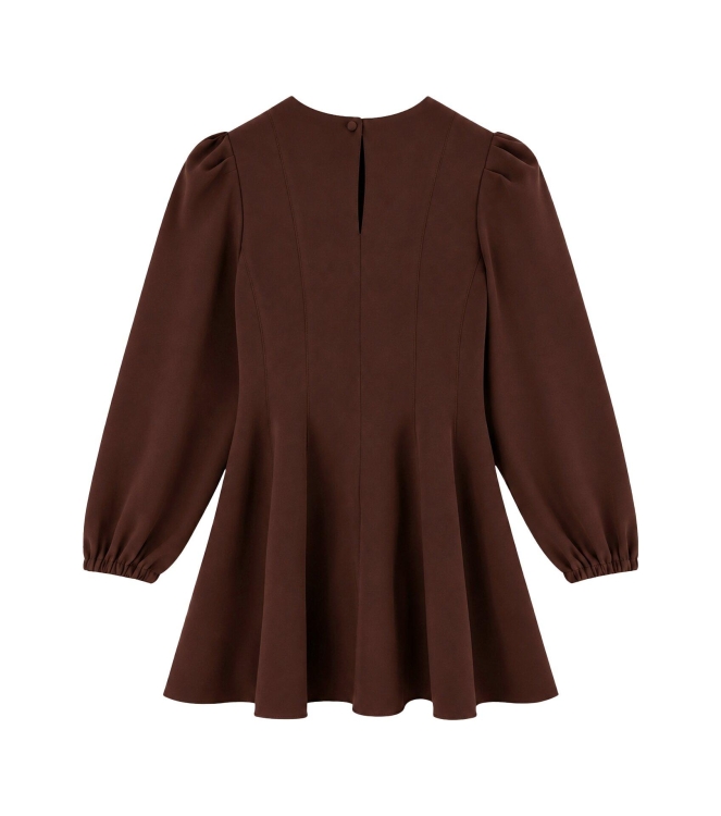 Nik&Nik jurken Dark Chocolate G 5-693 2605