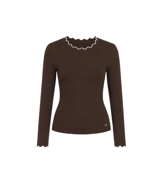 Nik&Nik shirts Dark Chocolate G 8-336 2605