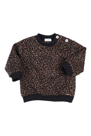 Gymp Sweater Isotta Camel - Black