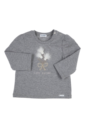 Gymp T-shirt lange mouw Aerochine Grey Melange