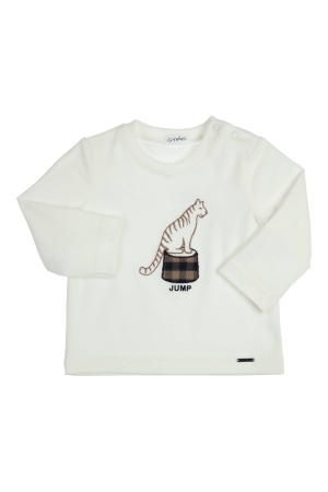 Gymp T-shirt lange mouw Aerodoux Off White