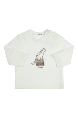 Gymp T-shirt lange mouw Aerodoux Off White