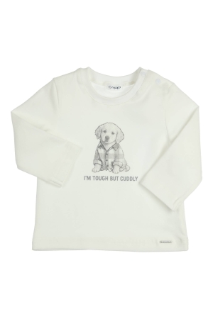 Gymp T-shirt lange mouw Aerodoux Off White