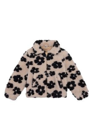 Daily7 Teddy Flower Jacket 2917 Beige Melange