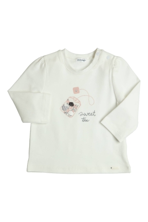 Gymp T-shirt lange mouw Aerodoux Off White