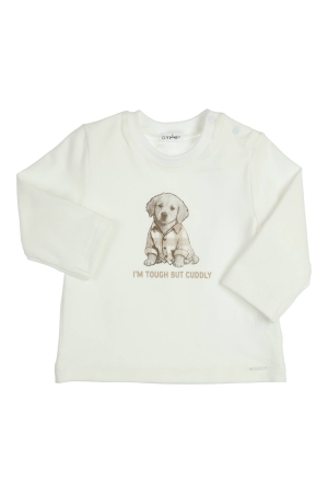Gymp T-shirt lange mouw Aerodoux Off White