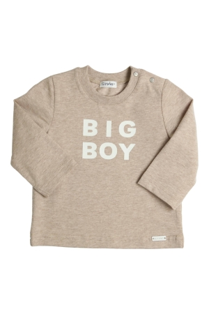 Gymp T-shirt lange mouw Aerochine Beige