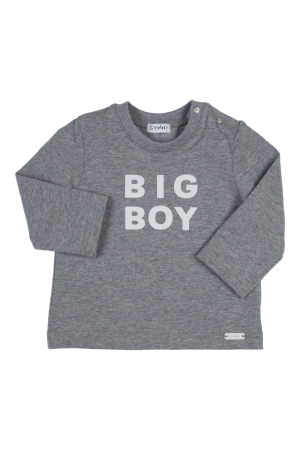 Gymp T-shirt lange mouw Aerochine Grey Melange