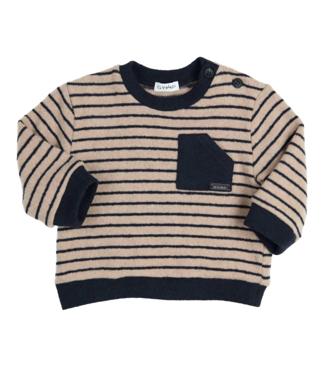 Gymp truien Beige - Navy 352-6733-20