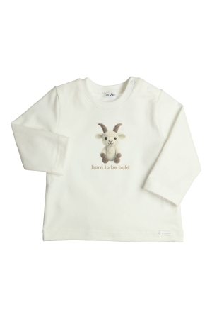 Gymp T-shirt lange mouw Aerodoux Off White