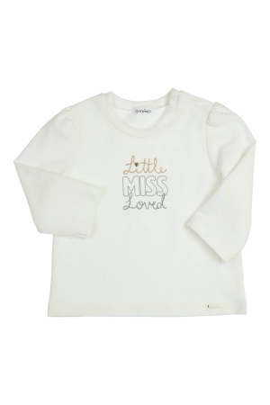 Gymp T-shirt lange mouw Aerodoux Off White - Grey