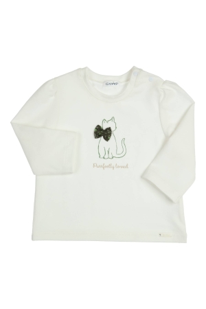 Gymp T-shirt lange mouw Aerodoux Off White