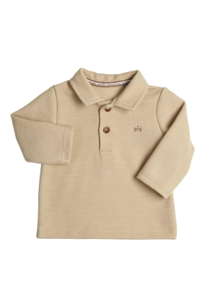Gymp Poloshirt Giel Beige