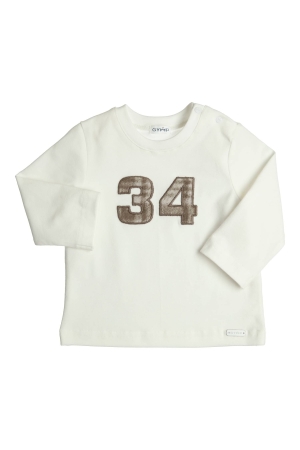 Gymp T-shirt lange mouw Aerodoux Off White