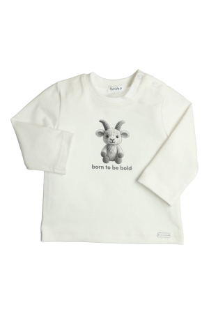 Gymp T-shirt lange mouw Aerodoux Off White